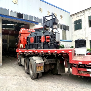 1000x700全自動液壓對輥制砂機(jī)設(shè)備發(fā)貨圖片