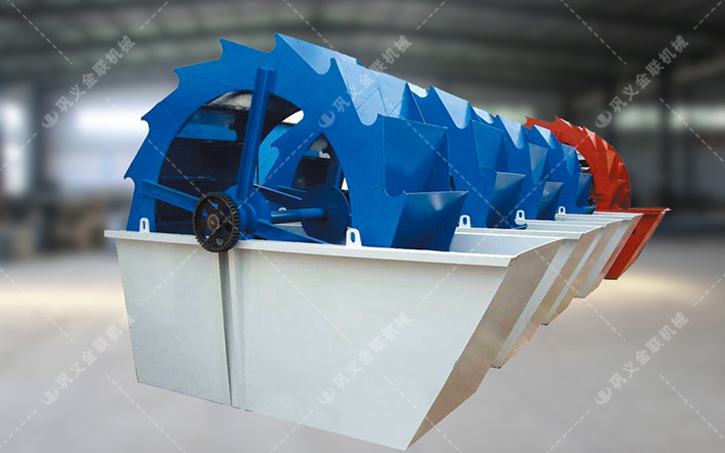 輪斗式洗砂機-輪斗洗沙機價格-小型輪式洗砂機圖紙圖片-視頻-原理參數