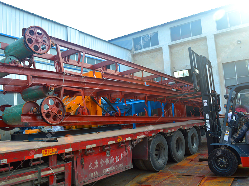 86雙級粉碎機生產線發貨圖片_發往廣西百色_破碎篩分金礦石